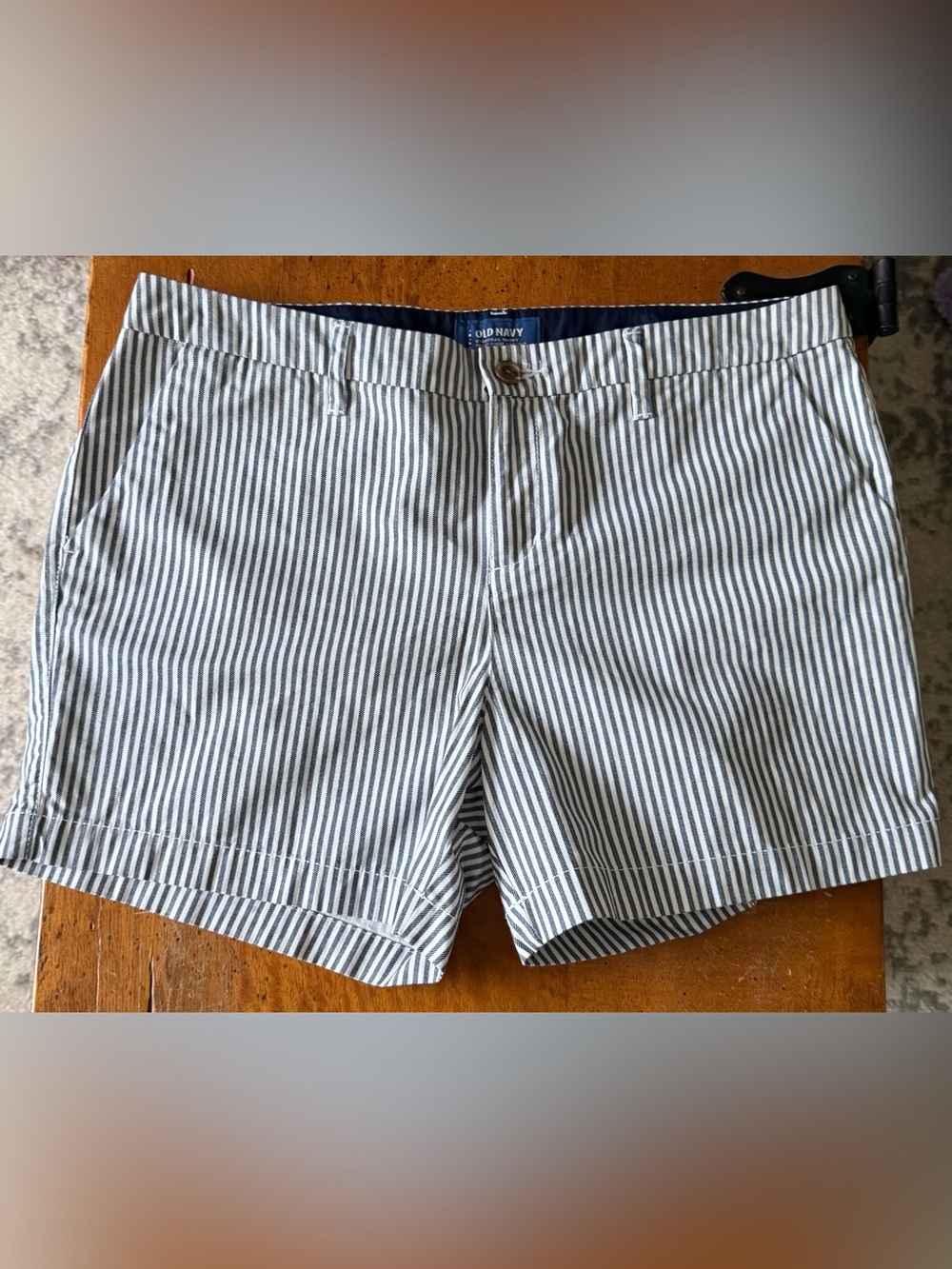 Old Navy Striped Chino Shorts